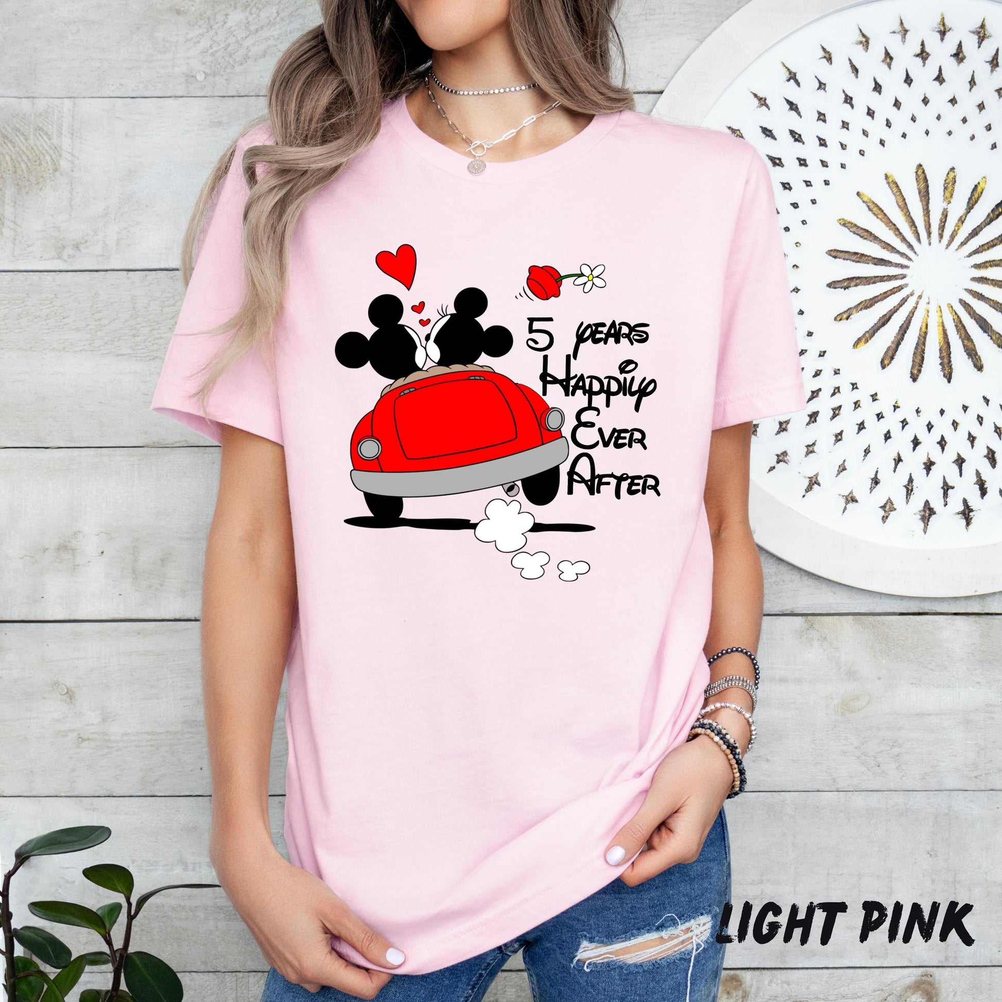 Custom Magic Anniversary Shirts – Happily Ever After T-Shirts – Personalized Magic Anniversary Tees – Magic Anniversary Gift