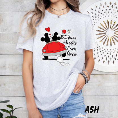Custom Magic Anniversary Shirts – Happily Ever After T-Shirts – Personalized Magic Anniversary Tees – Magic Anniversary Gift
