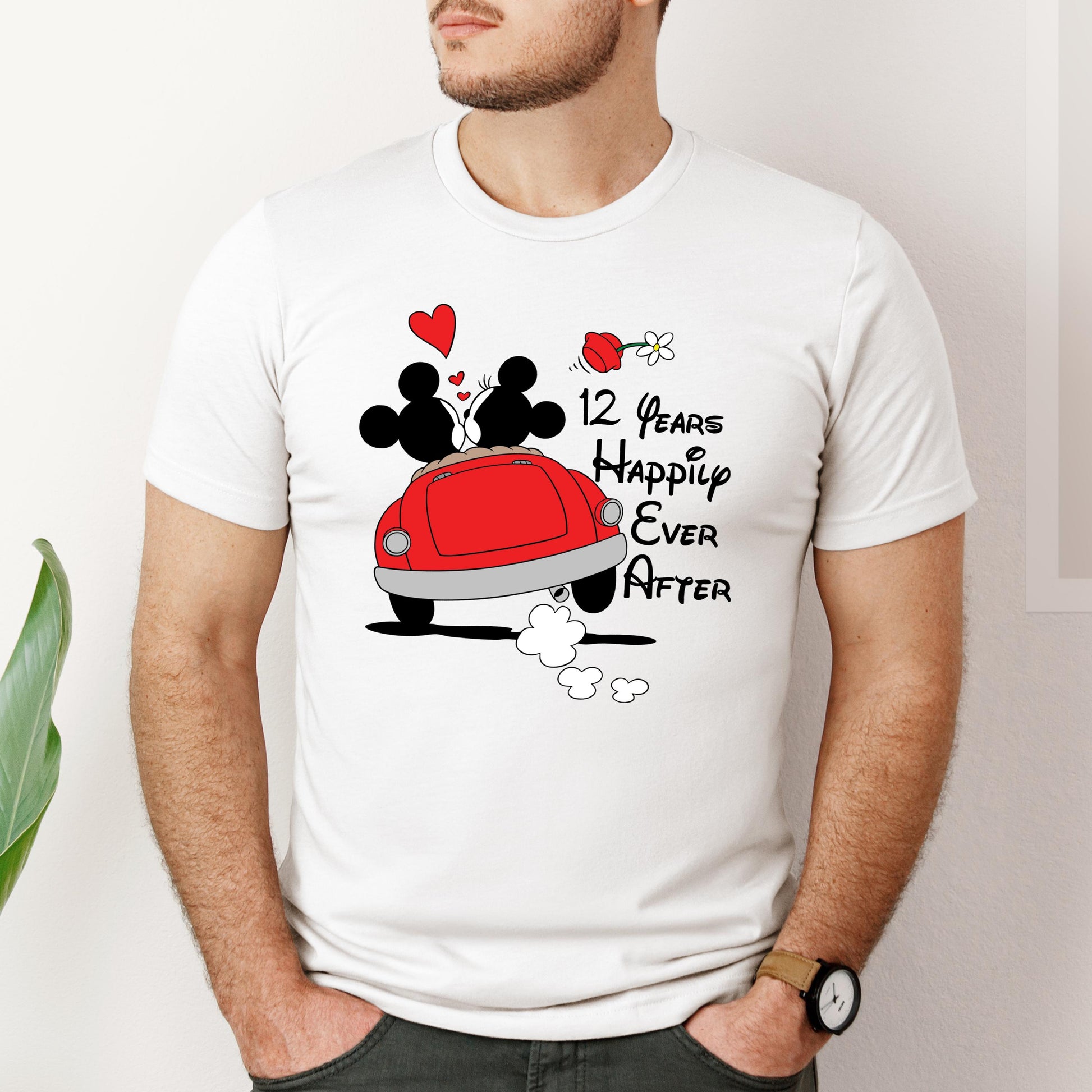 Custom Magic Anniversary Shirts – Happily Ever After T-Shirts – Personalized Magic Anniversary Tees – Magic Anniversary Gift