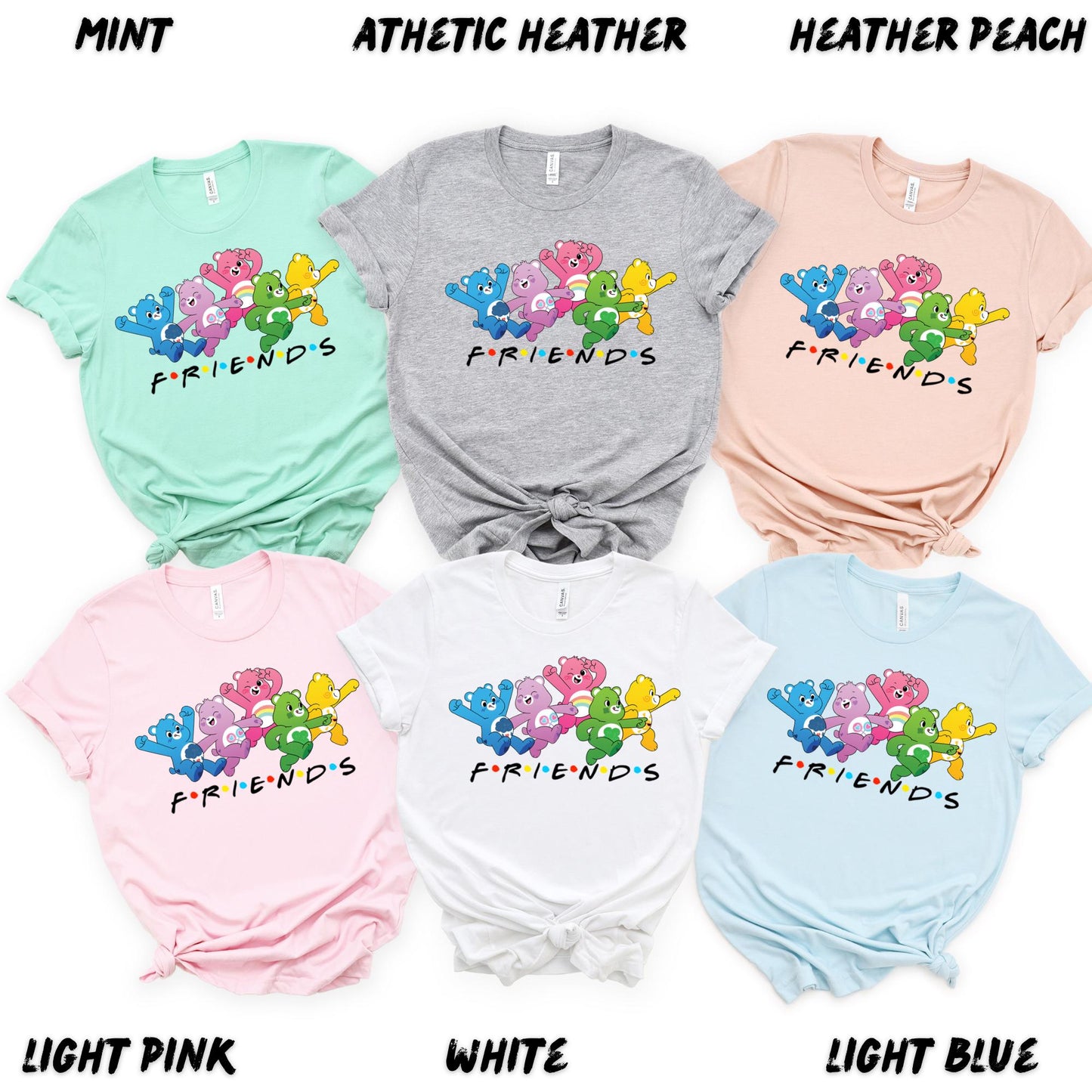 -Care-Bears Shirt - Bears Friends Shirt – Friendship Matching T-Shirt