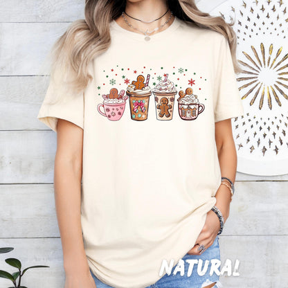 Gingerbread Mug Sweatshirt – Cute Christmas Cocoa Sweater – Holiday Coffee Shirt – Unisex Festive Pullover – Hot Chocolate Gift Tee