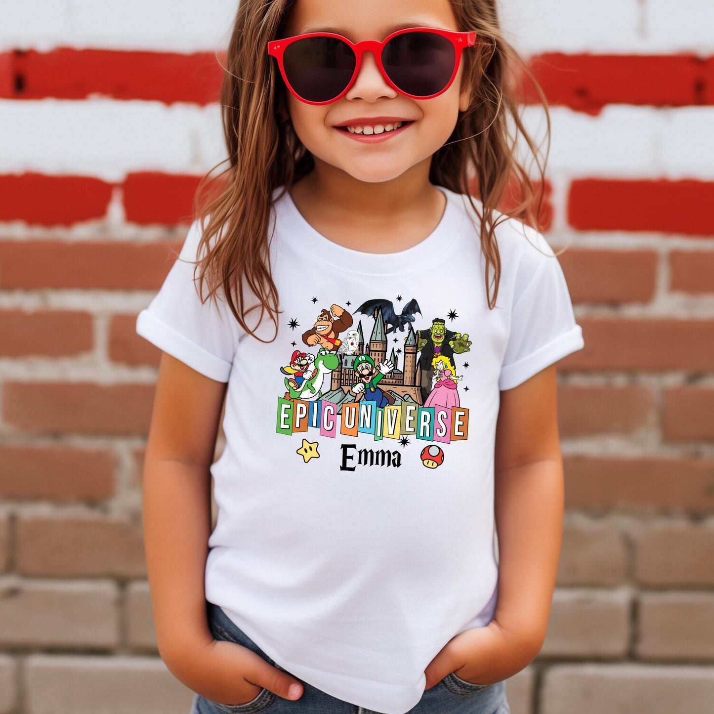 Epic Universe T-Shirt – Universal Studios Park Shirt, Mario & Friends Matching Tee, Custom Family Vacation Matching Shirts