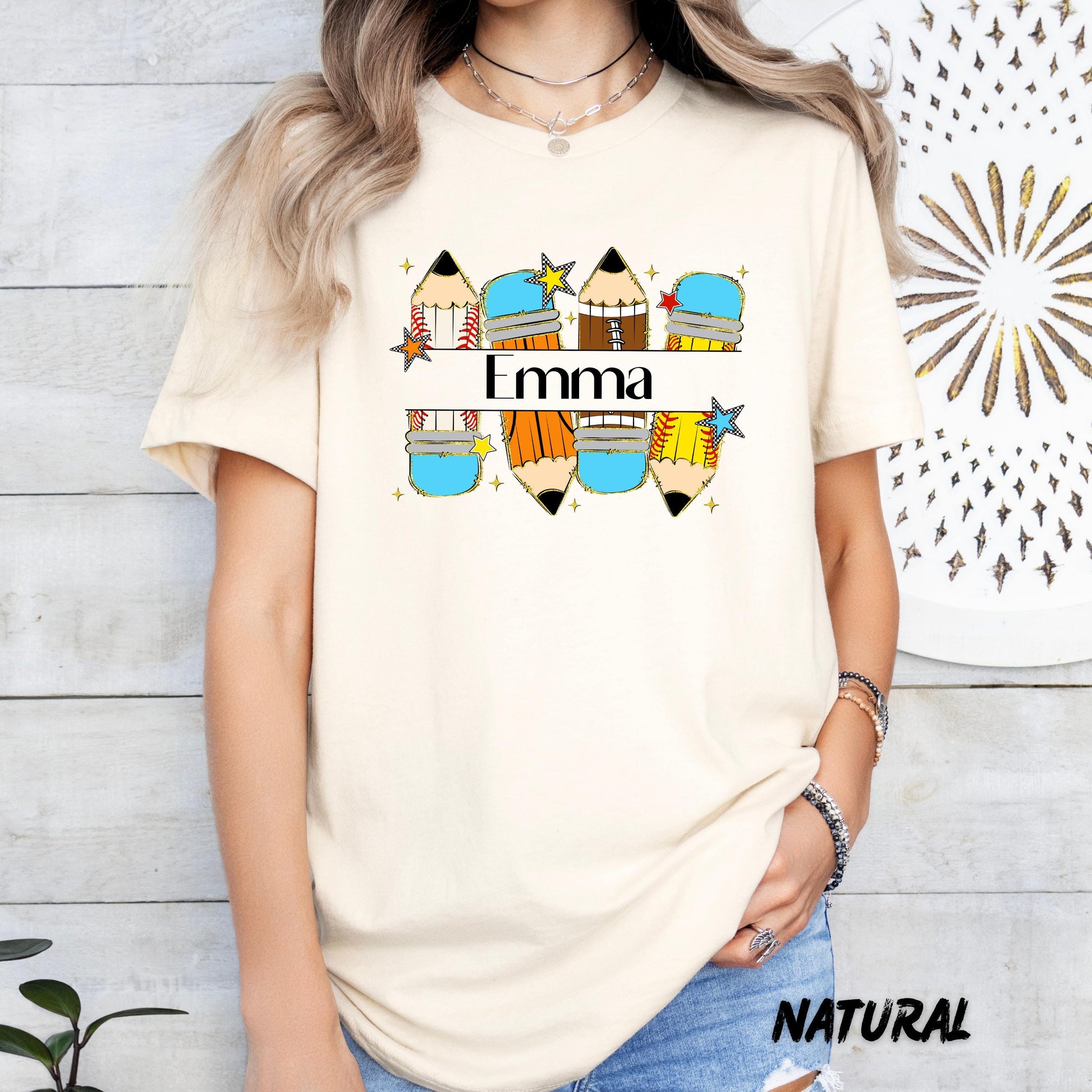 Personalized Back to School Shirt – Custom First Day of School Shirt – Cute Teacher or Student Tee - Custom Back to School Tee