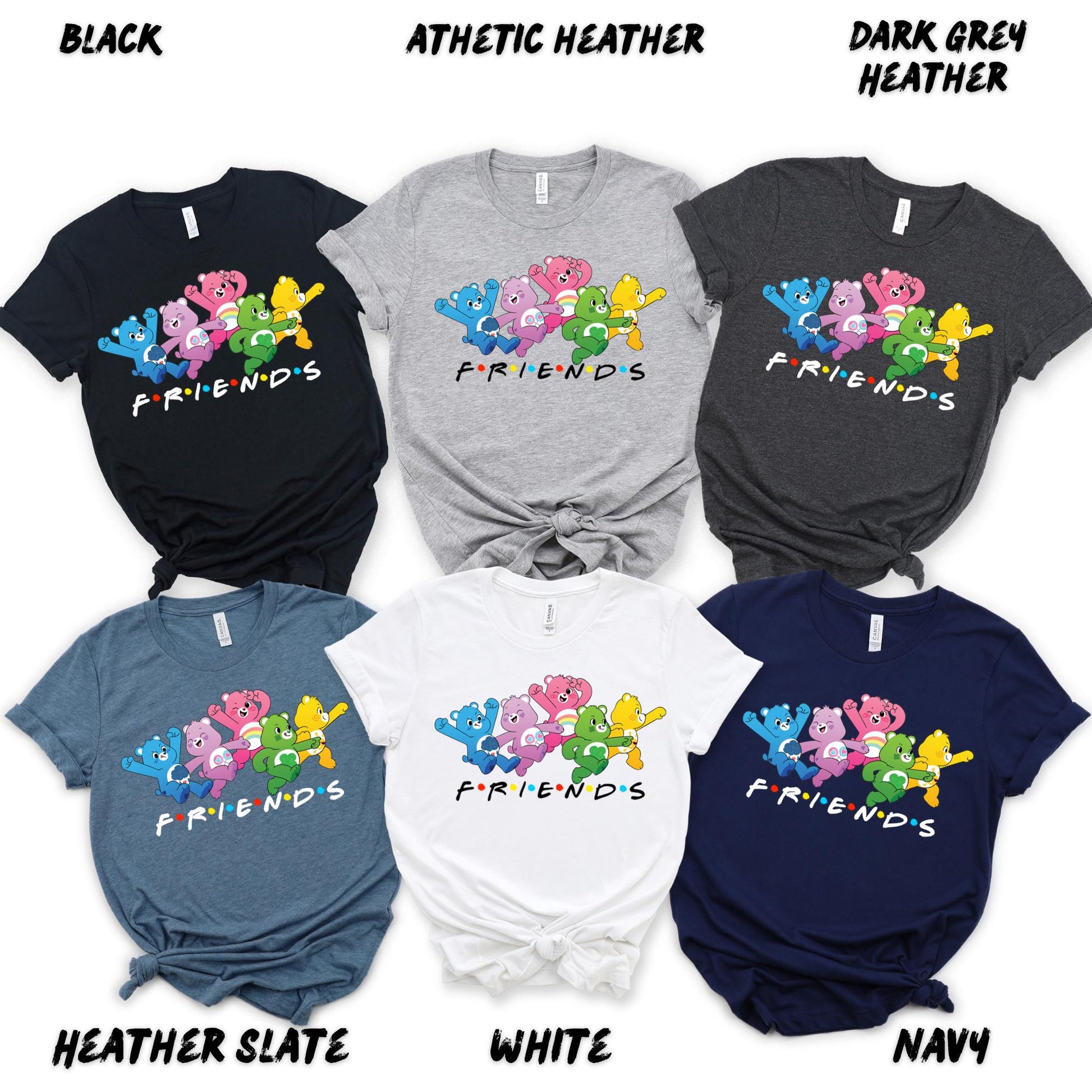 -Care-Bears Shirt - Bears Friends Shirt – Friendship Matching T-Shirt
