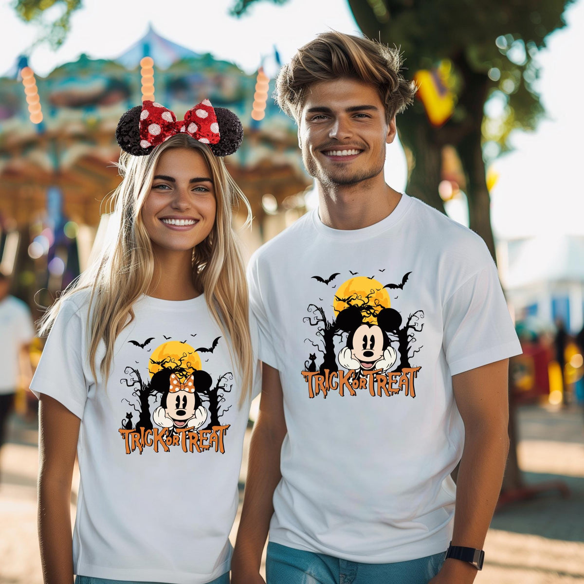 Halloween Trick or Treat Disney Shirt – Mickey & Friends Halloween Tees – Matching Disney Halloween Shirts – Halloween Family Disney Trip