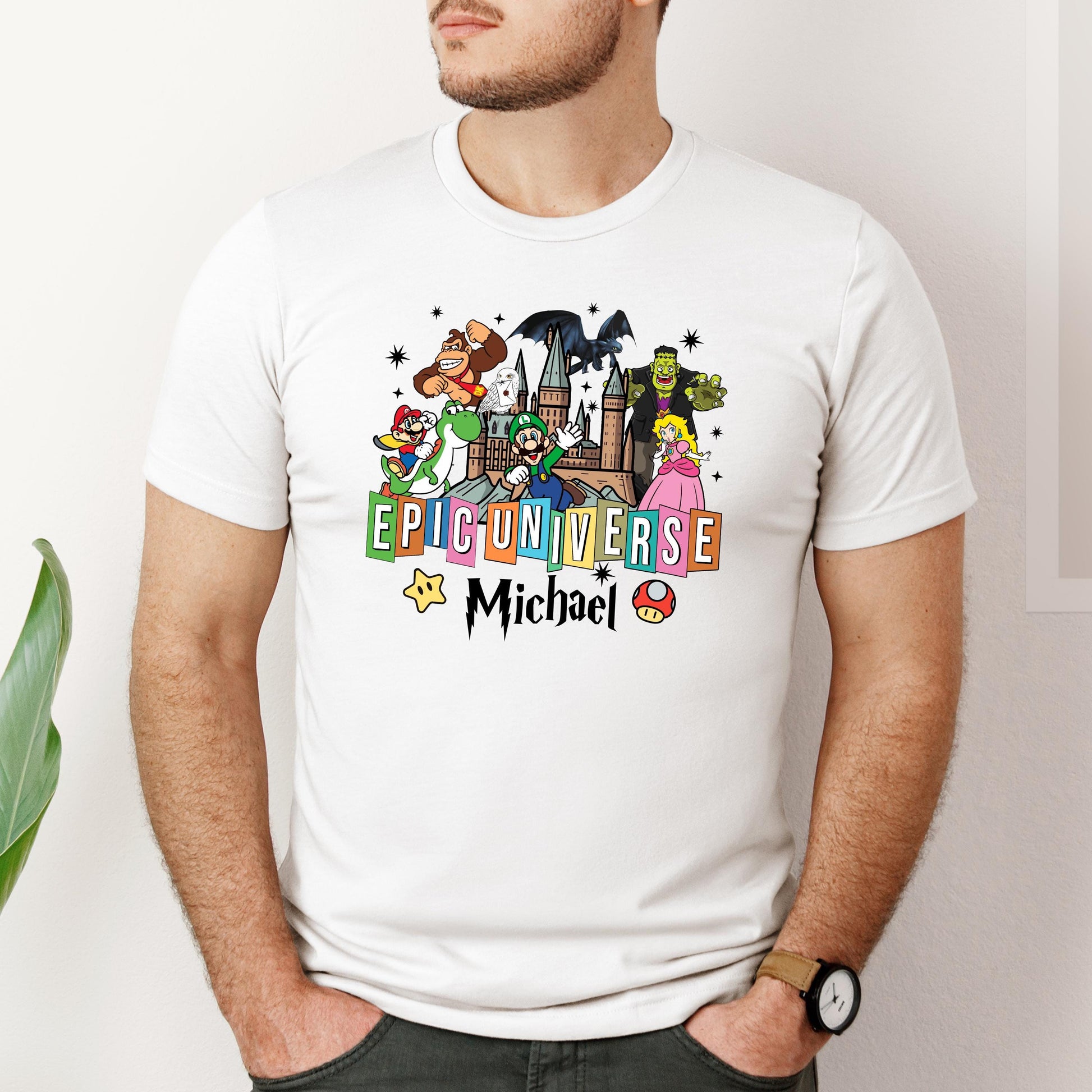 Epic Universe T-Shirt – Universal Studios Park Shirt, Mario & Friends Matching Tee, Custom Family Vacation Matching Shirts