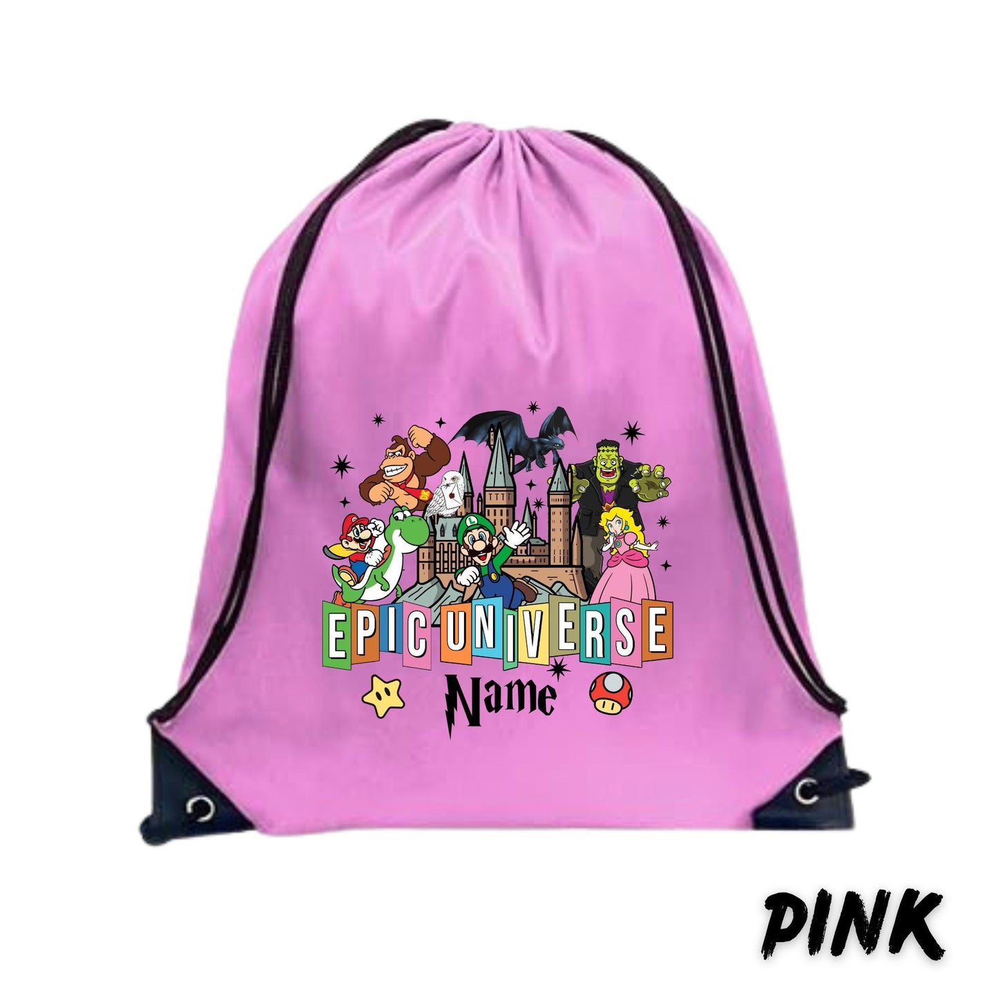 Personalized Drawstring Backpack – Custom Trip Backpack