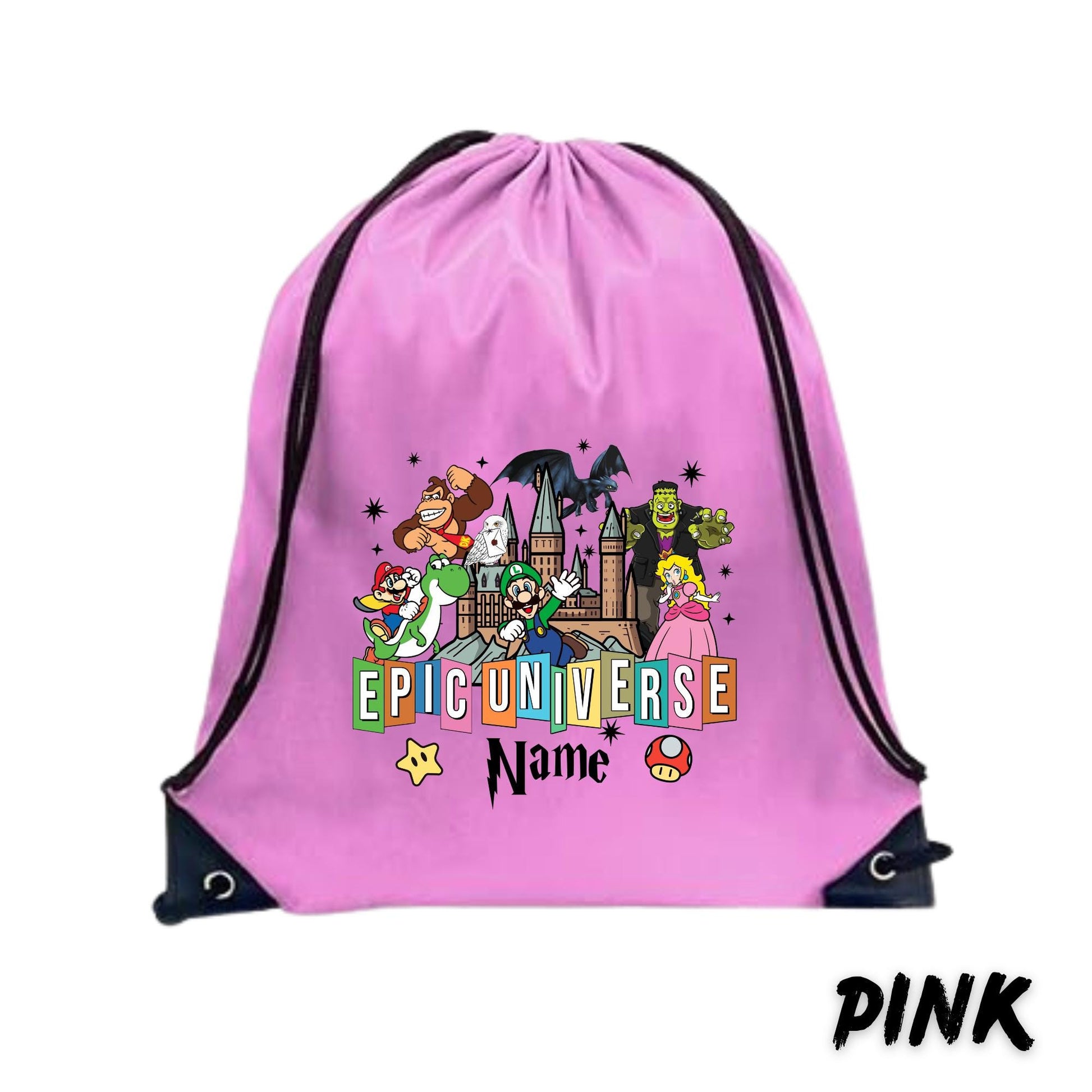 Personalized Drawstring Backpack – Custom Trip Backpack