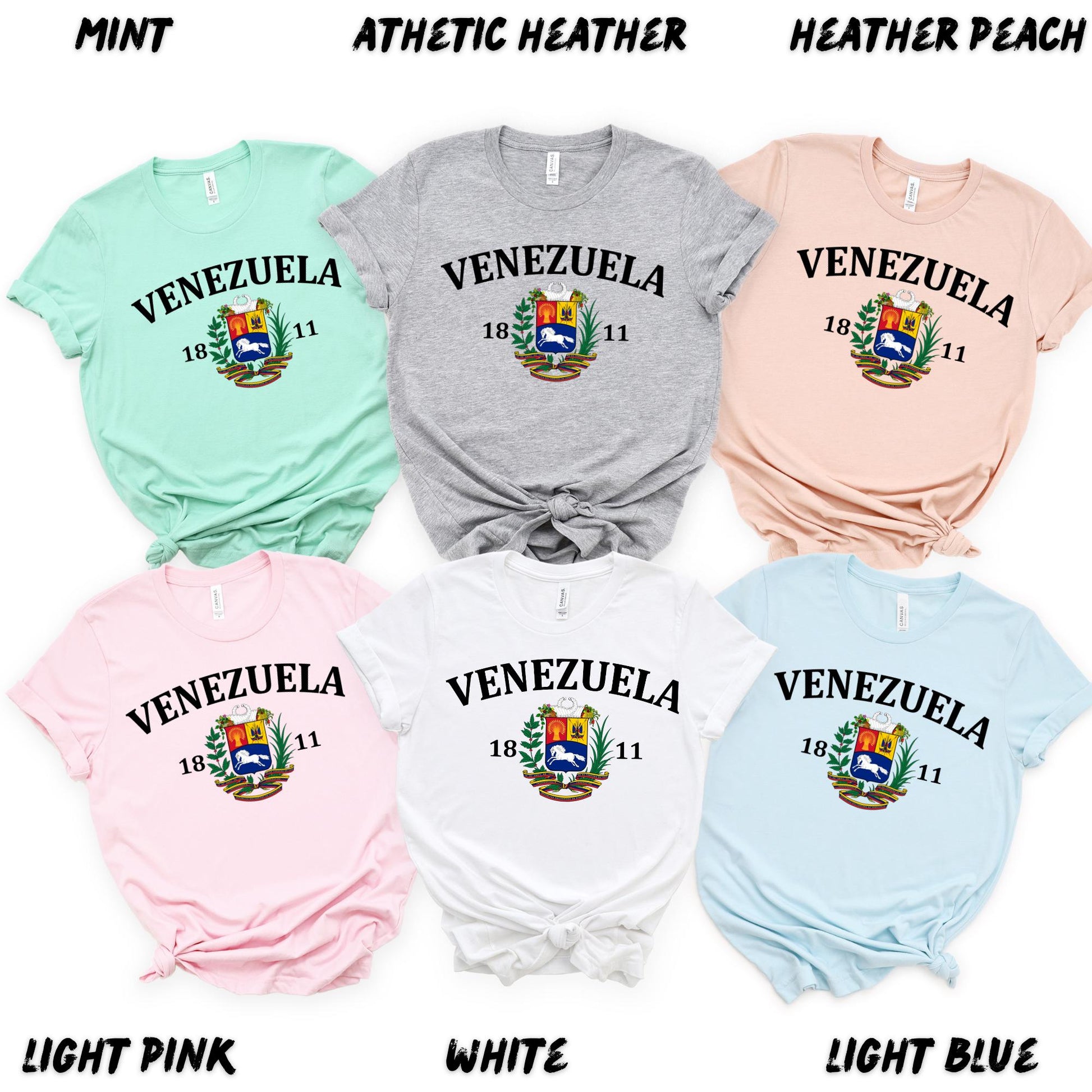 Venezuela Shirt | 1811 Independence T-Shirt | Venezuelan Heritage Tee | Venezuela Gift | Venezuela Lover | Hispanic Month