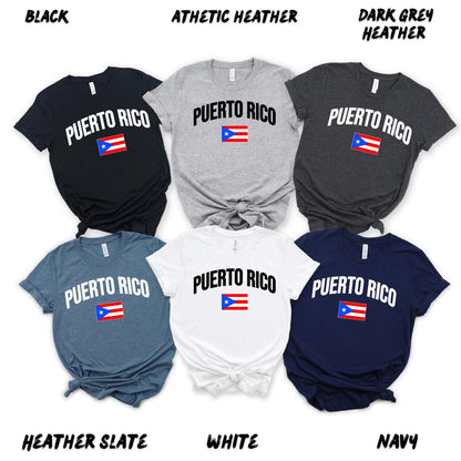 Puerto Rico Shirt – Unisex Puerto Rican Flag T-Shirt, Boricua Pride Tee, Heritage Gift for Men & Women
