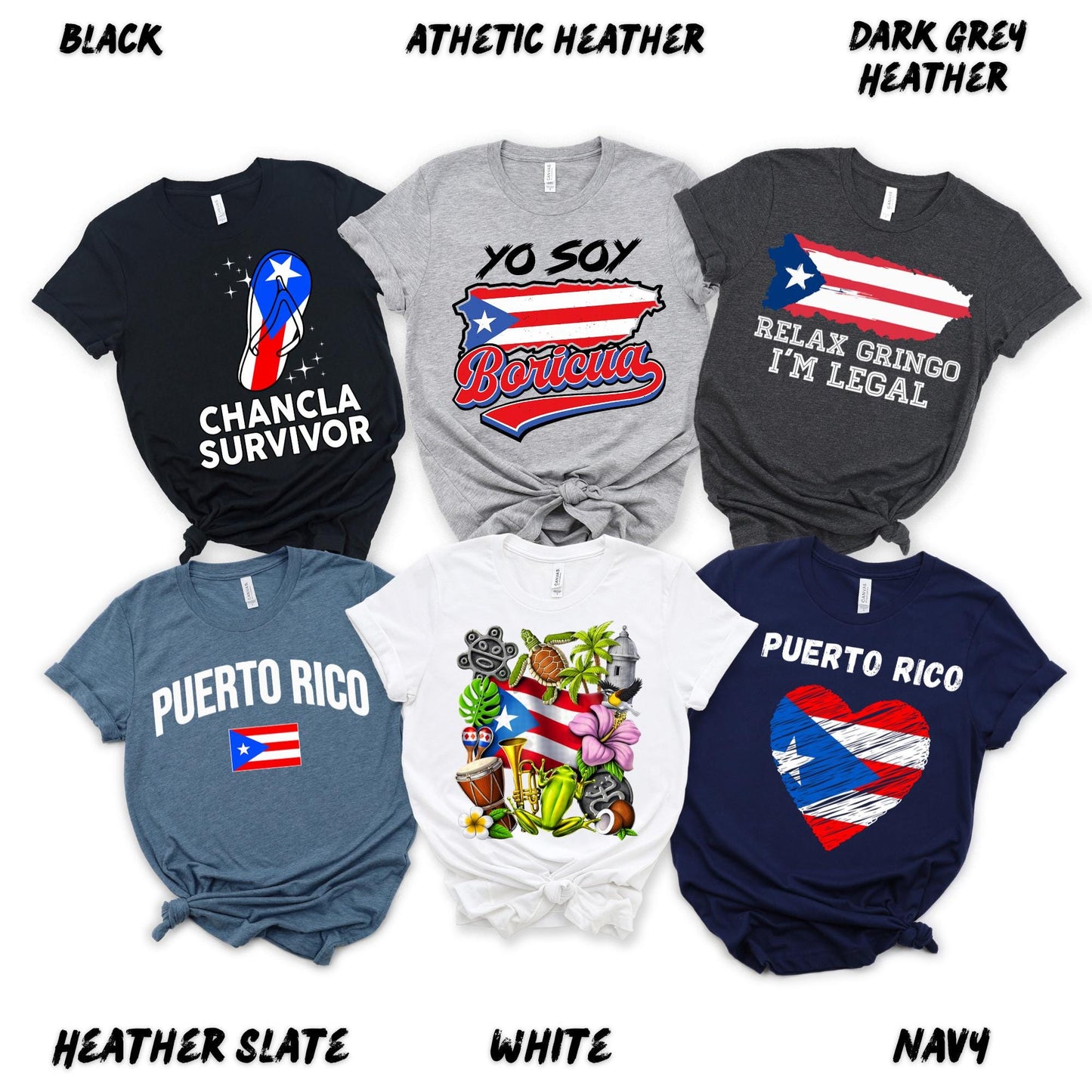 Boricua T-Shirt | Puerto Rico Pride Shirt | Puerto Rican Heritage Tee | Unisex Boricua Graphic Tee | Puerto Rican Flag Shirt