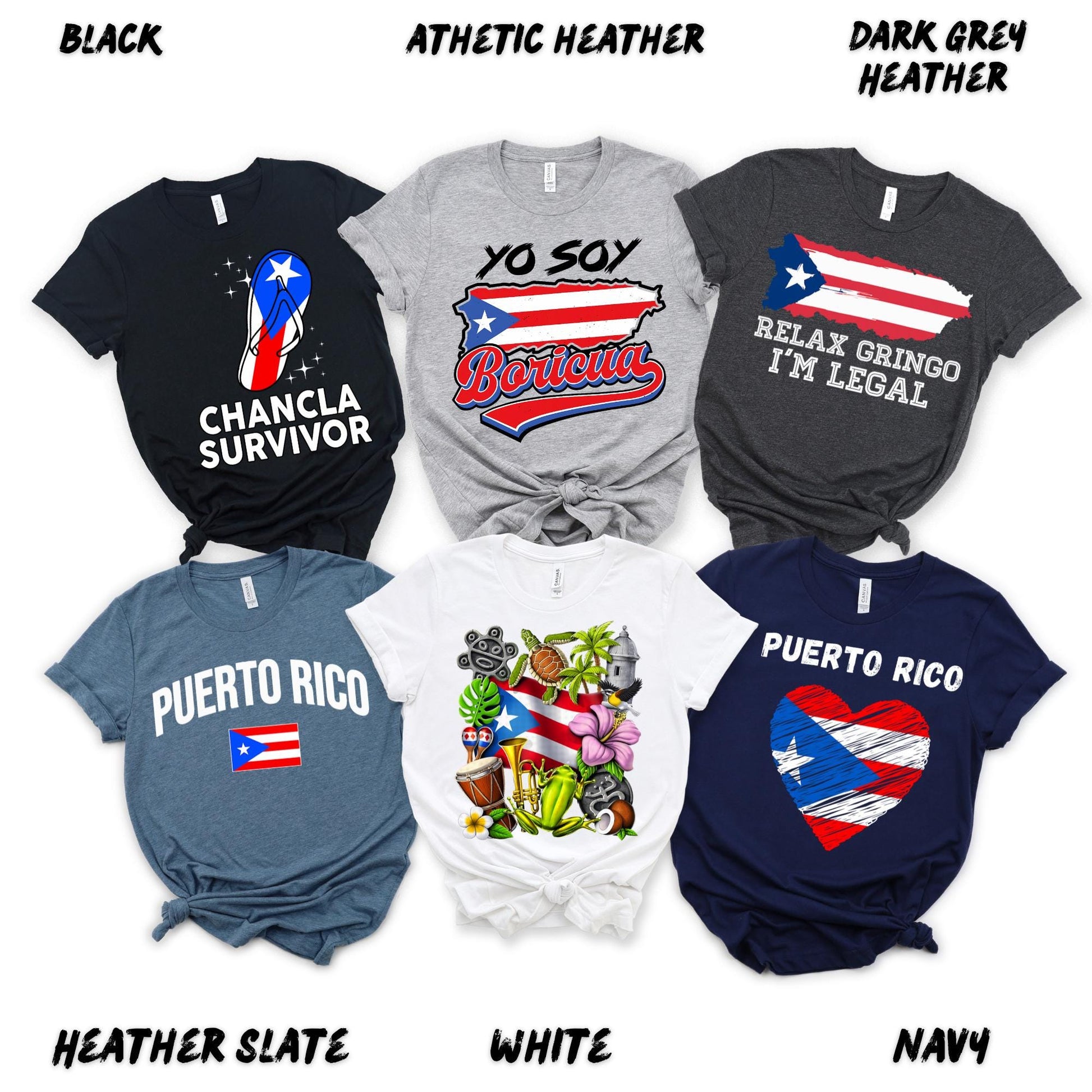 Boricua T-Shirt | Puerto Rico Pride Shirt | Puerto Rican Heritage Tee | Unisex Boricua Graphic Tee | Puerto Rican Flag Shirt