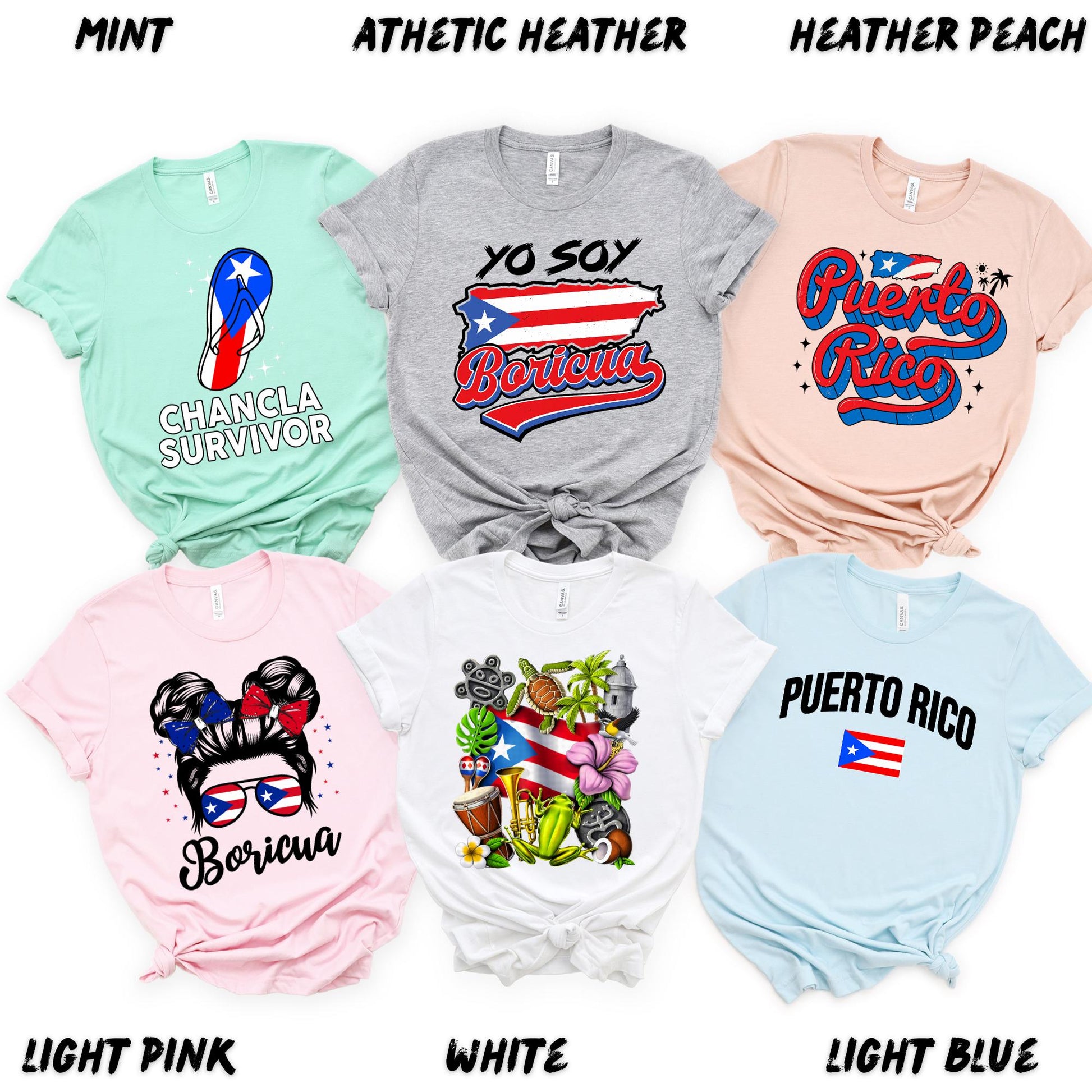 Boricua T-Shirt | Puerto Rico Pride Shirt | Puerto Rican Heritage Tee | Unisex Boricua Graphic Tee | Puerto Rican Flag Shirt
