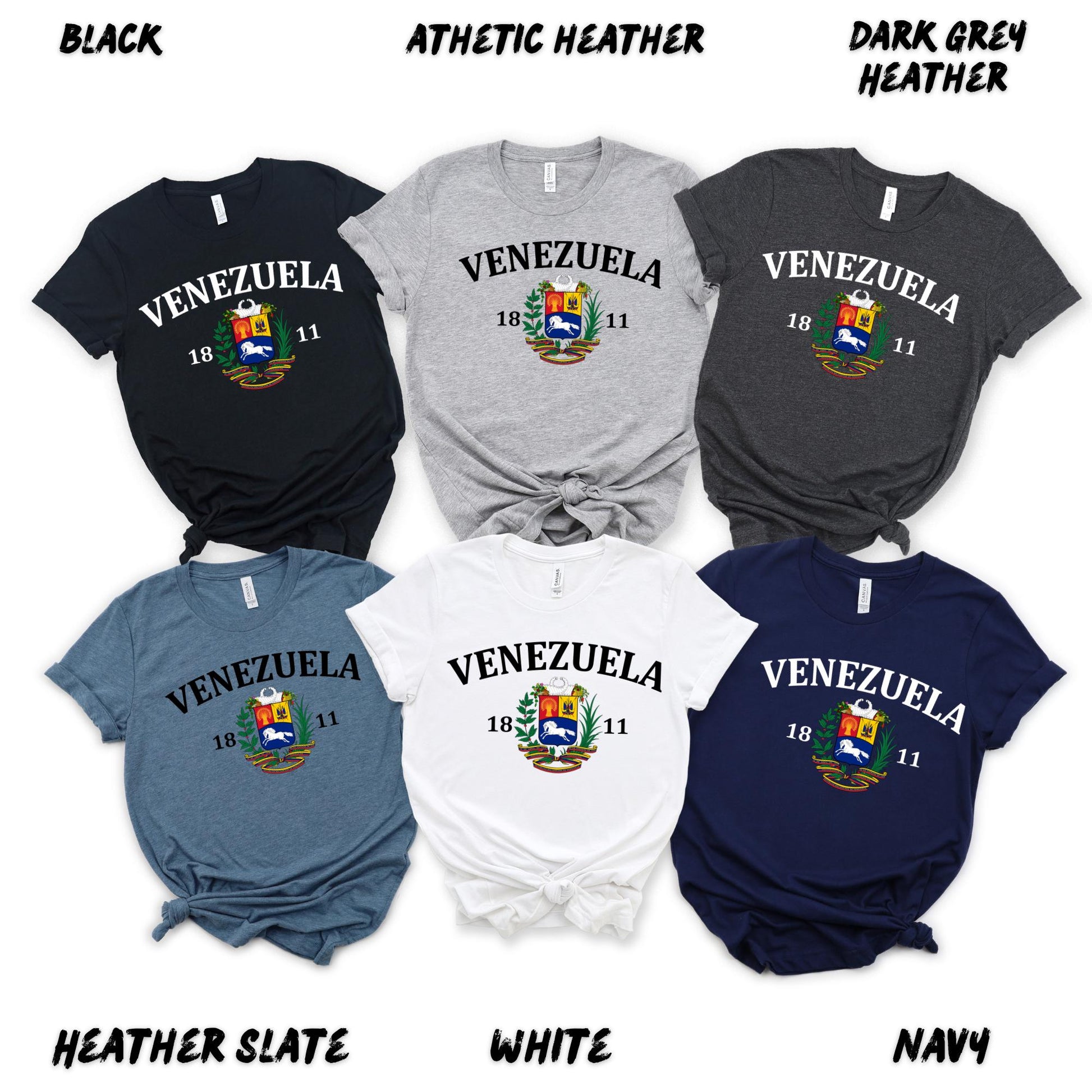 Venezuela Shirt | 1811 Independence T-Shirt | Venezuelan Heritage Tee | Venezuela Gift | Venezuela Lover | Hispanic Month