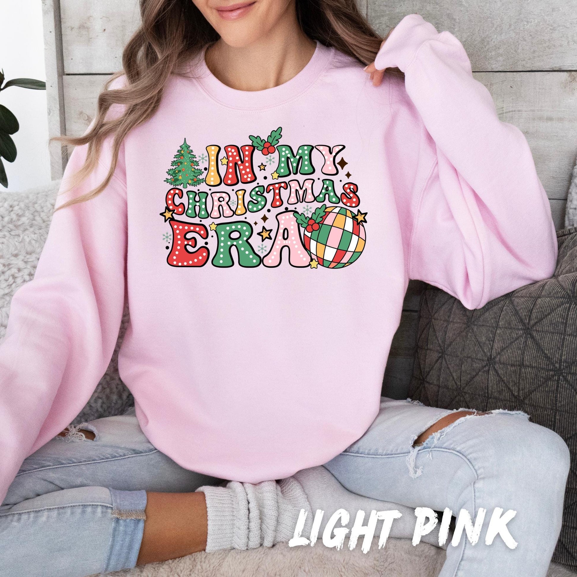 In My Christmas Era Shirt or Sweatshirt – Retro Holiday Top for Women & Men – Cozy Christmas Gift