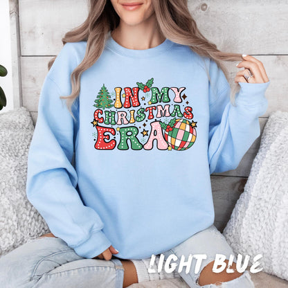 In My Christmas Era Shirt or Sweatshirt – Retro Holiday Top for Women & Men – Cozy Christmas Gift