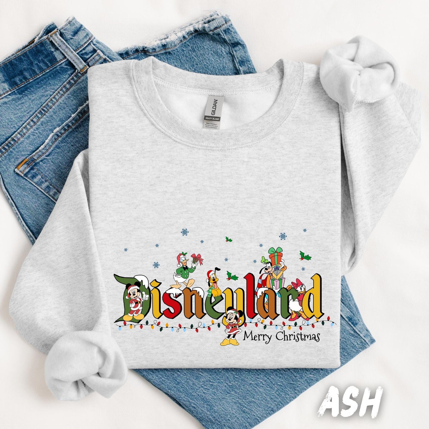 Magicland Christmas Sweatshirt, Mickey and Friends Xmas Crewneck, Magic Christmas Trip Sweater