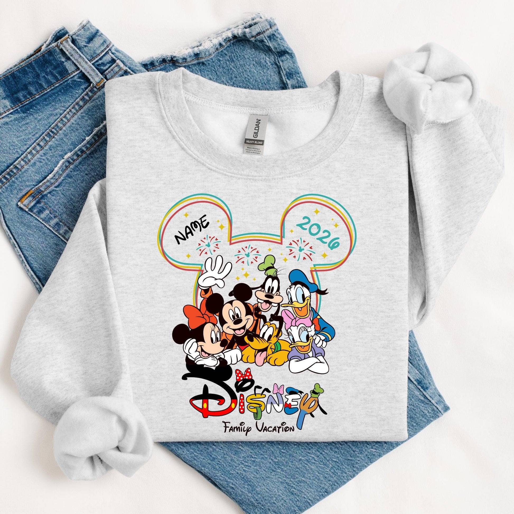 Disney 2026 Family Sweatshirt | Family Vacation Trip Crewneck