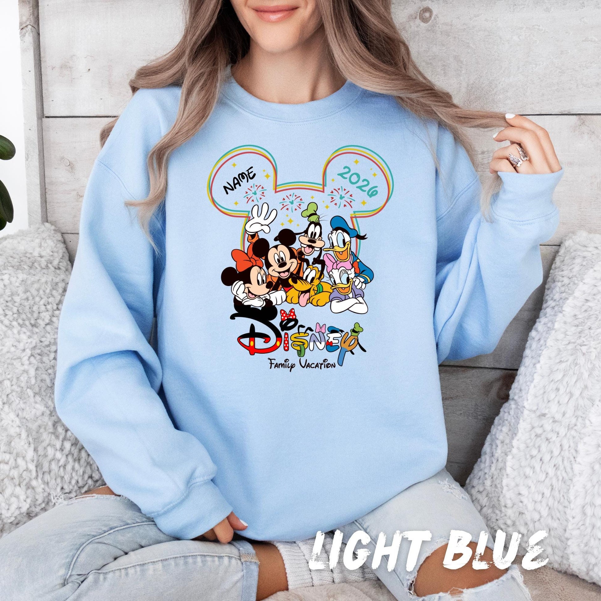 Disney 2026 Family Sweatshirt | Family Vacation Trip Crewneck