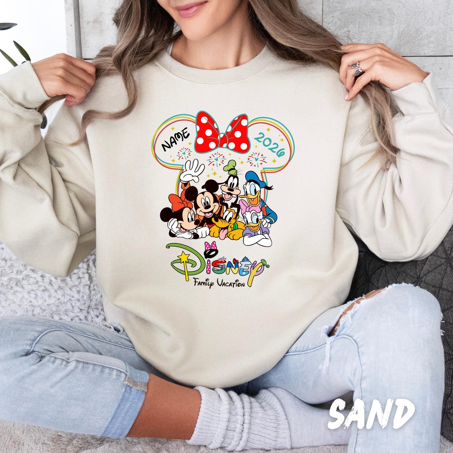Disney 2026 Family Sweatshirt | Family Vacation Trip Crewneck