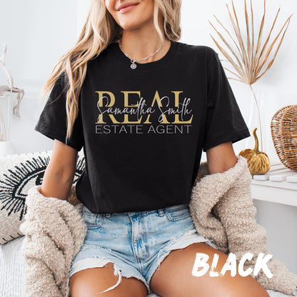 Custom Realtor Sweatshirt Personalized Real Estate Agent Crewneck - Real Estate Shirt - Gift for Realtor - Realtor Custom Gift