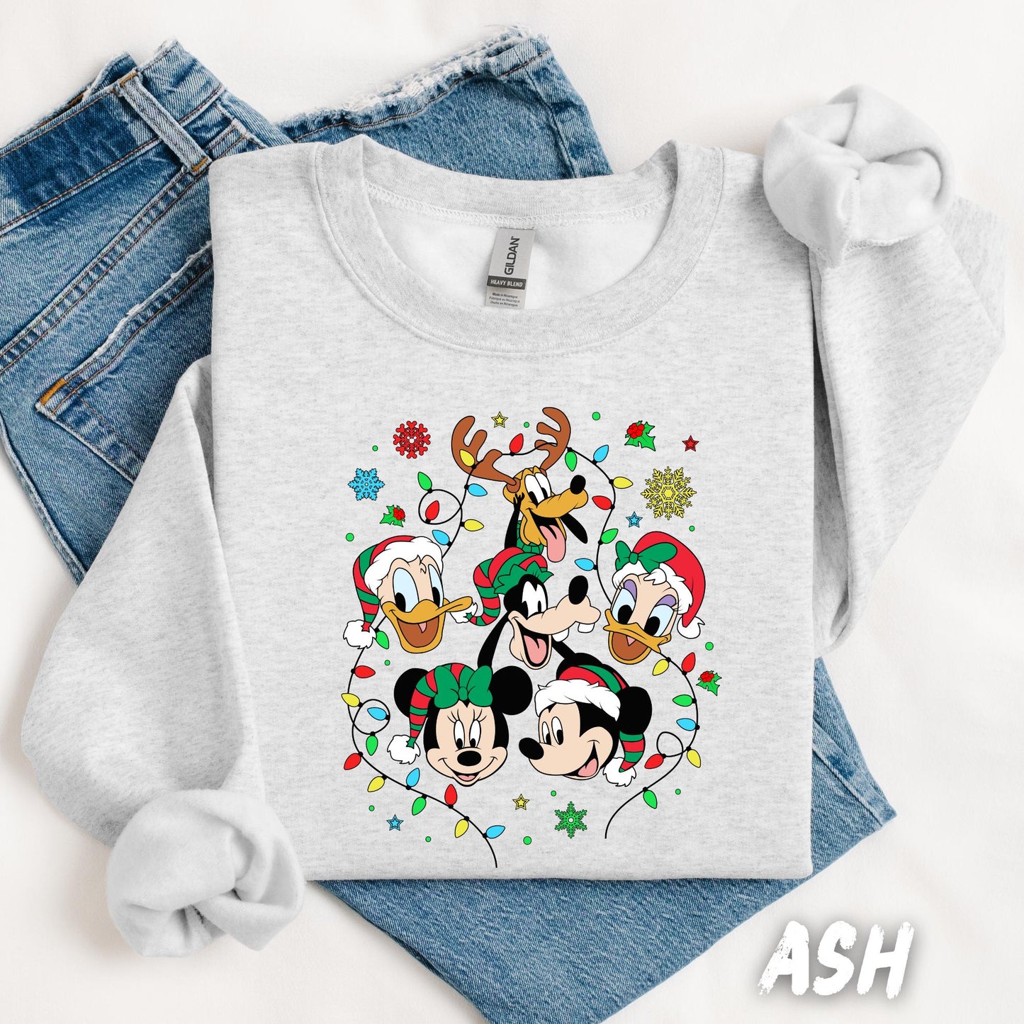 Magic Christmas Sweatshirt, Mickey and Friends Xmas Crewneck