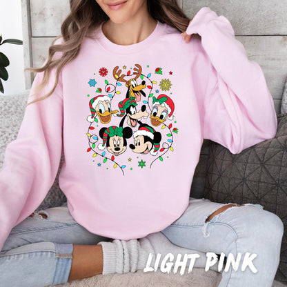 Magic Christmas Sweatshirt, Mickey and Friends Xmas Crewneck