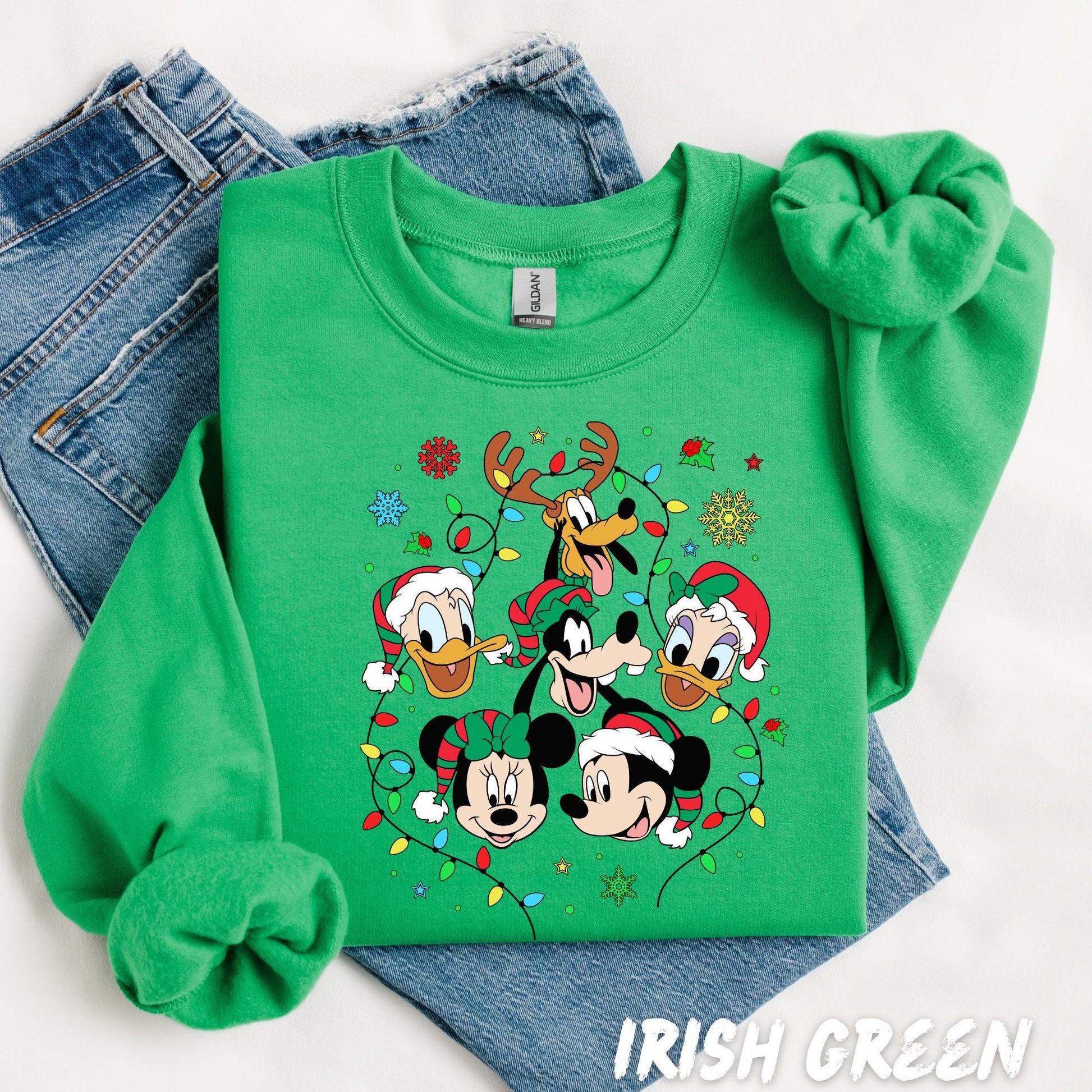 Magic Christmas Sweatshirt, Mickey and Friends Xmas Crewneck