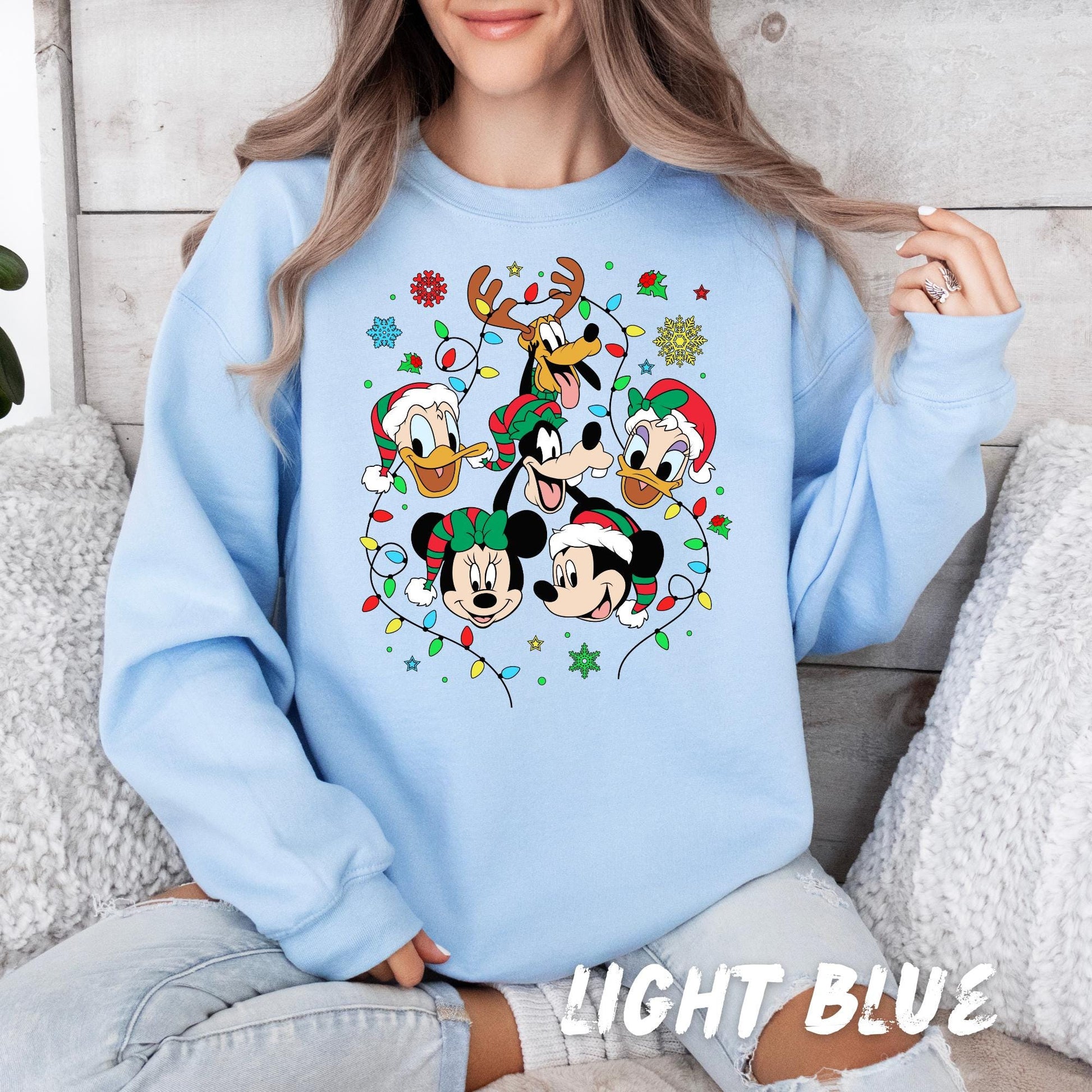 Magic Christmas Sweatshirt, Mickey and Friends Xmas Crewneck