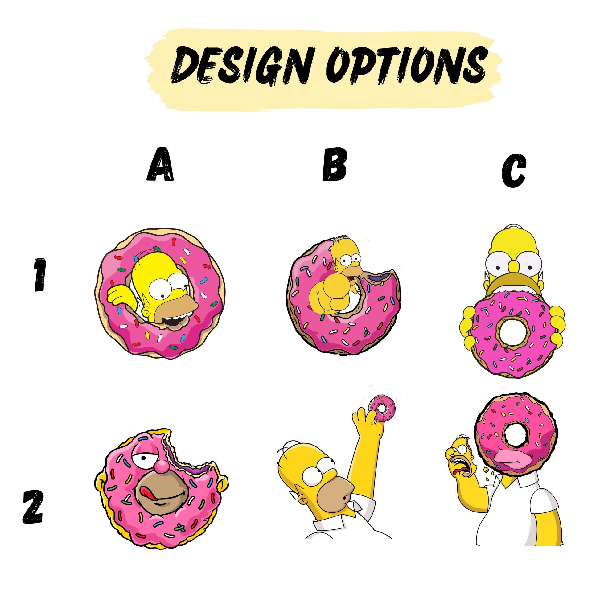 Simpsons Hoodie - Simpsons Matching Family Shirts - Funny Homer Simpson Donut Sweatshirt