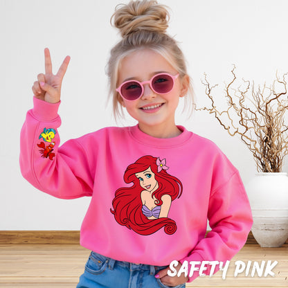 Little Mermaid Sweatshirt - Princess Ariel Hoddie - Disney Fan Gift