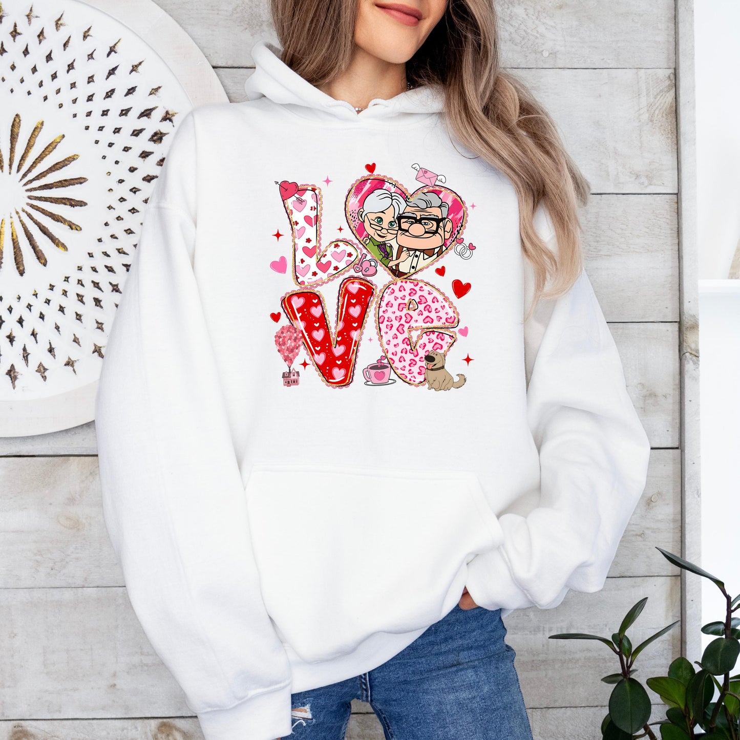 Up Valentines Hoddie - Valentine Coquette Sweatshirt - Valentine’s Day Crewneck