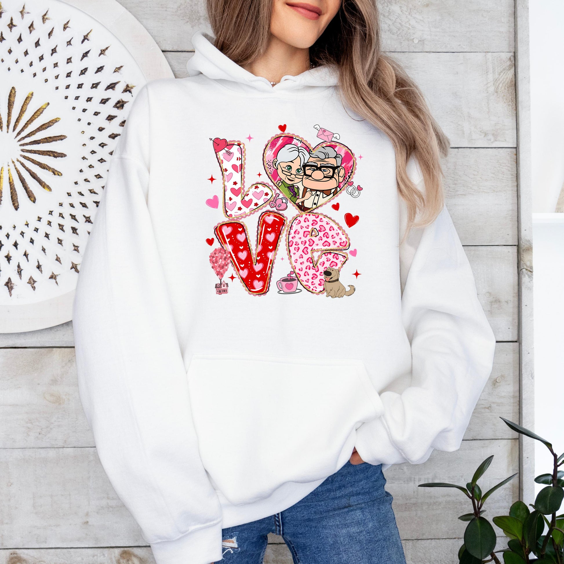 Up Valentines Hoddie - Valentine Coquette Sweatshirt - Valentine’s Day Crewneck