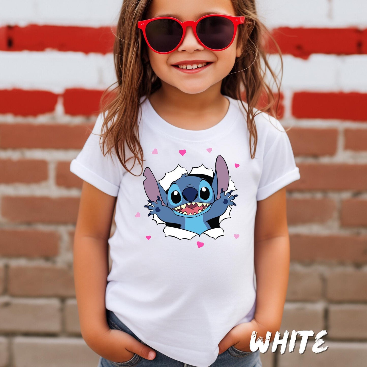 Stitch Valentines Sweatshirt - Stitch Love Couple Stich - Romantic Stitch Fan Gift