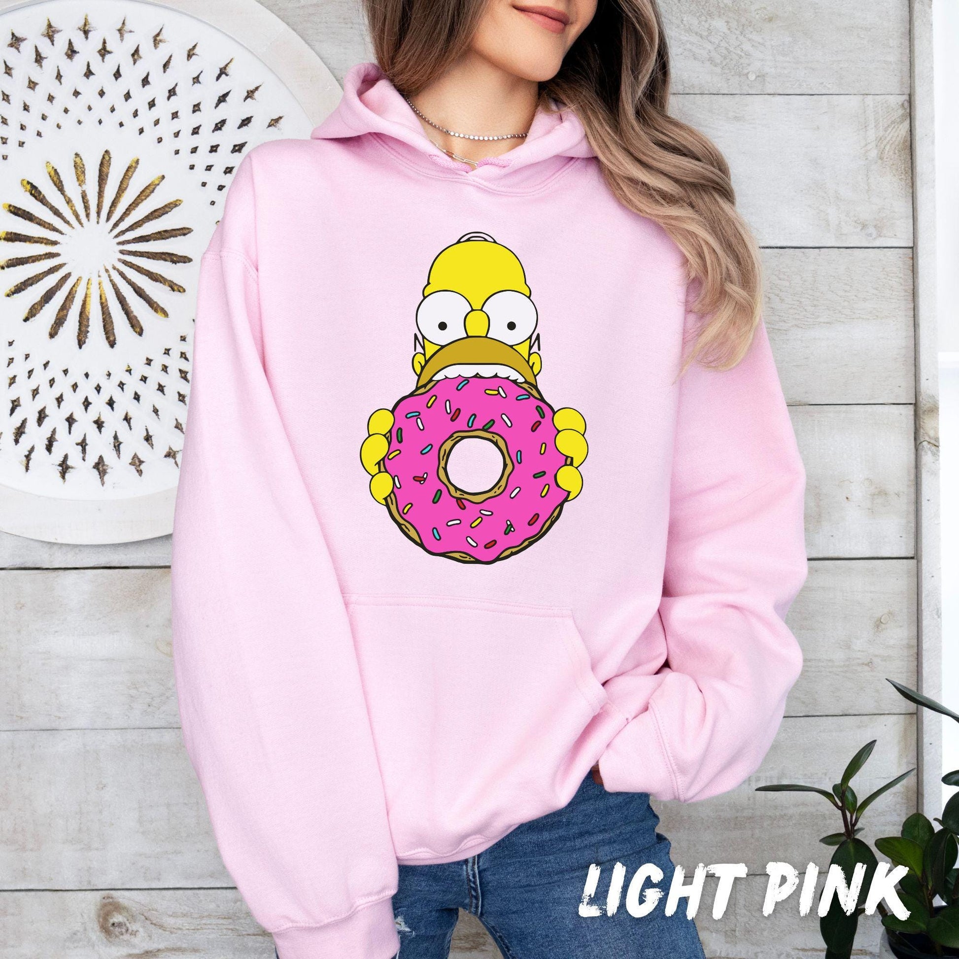 Simpsons Hoodie - Simpsons Matching Family Shirts - Funny Homer Simpson Donut Sweatshirt