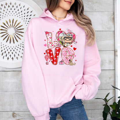 Up Valentines Hoddie - Valentine Coquette Sweatshirt - Valentine’s Day Crewneck
