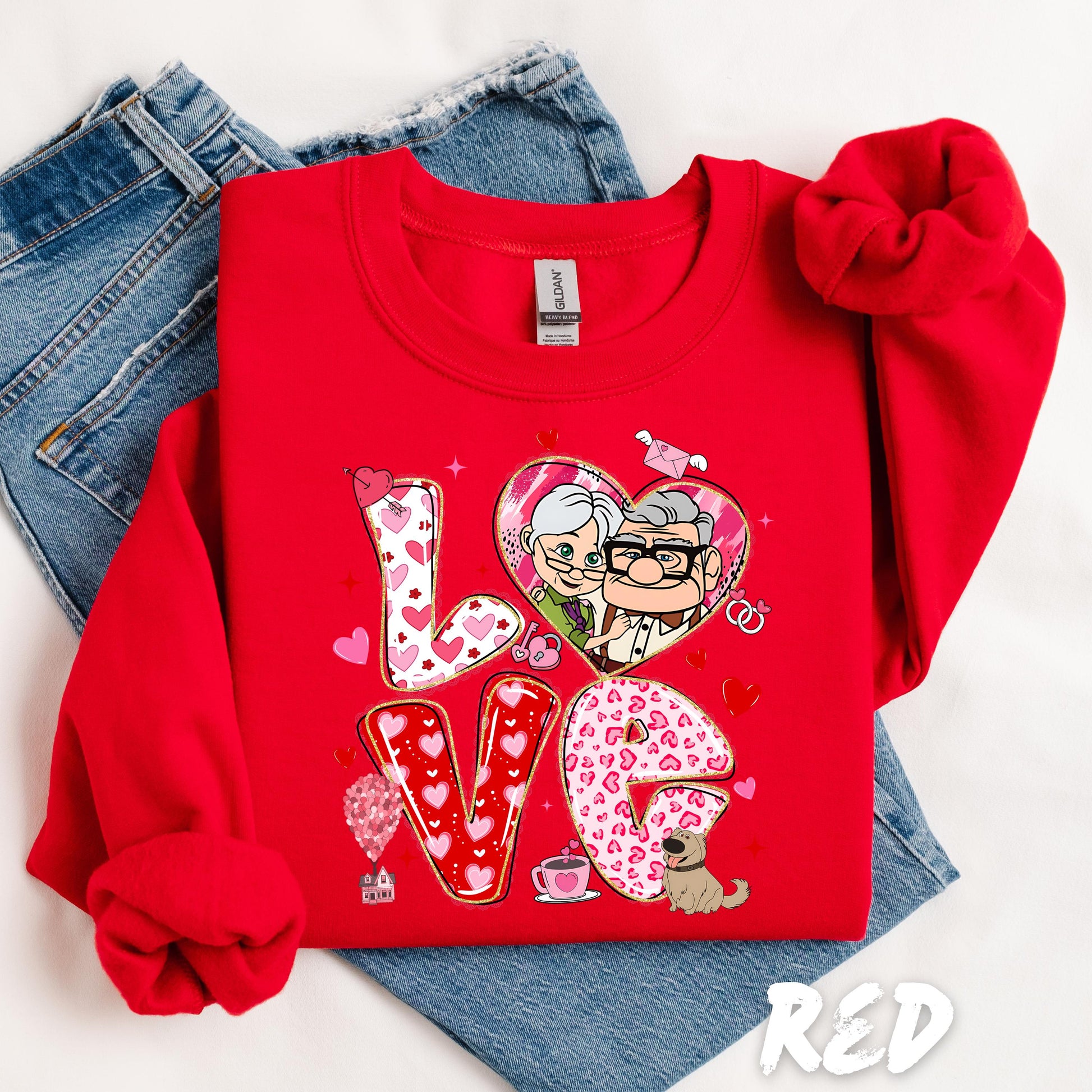 Up Valentines Hoddie - Valentine Coquette Sweatshirt - Valentine’s Day Crewneck
