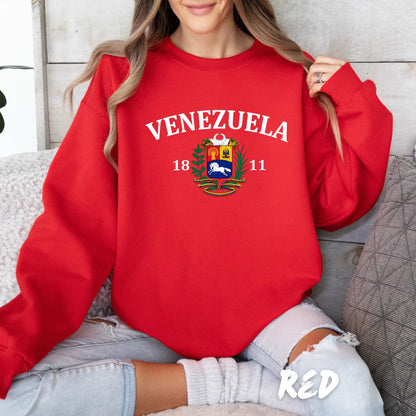 Venezuela Sweatshirt - 1811 Independence Crewneck - Patriotic Shirt - Venezuelan Pride Gift