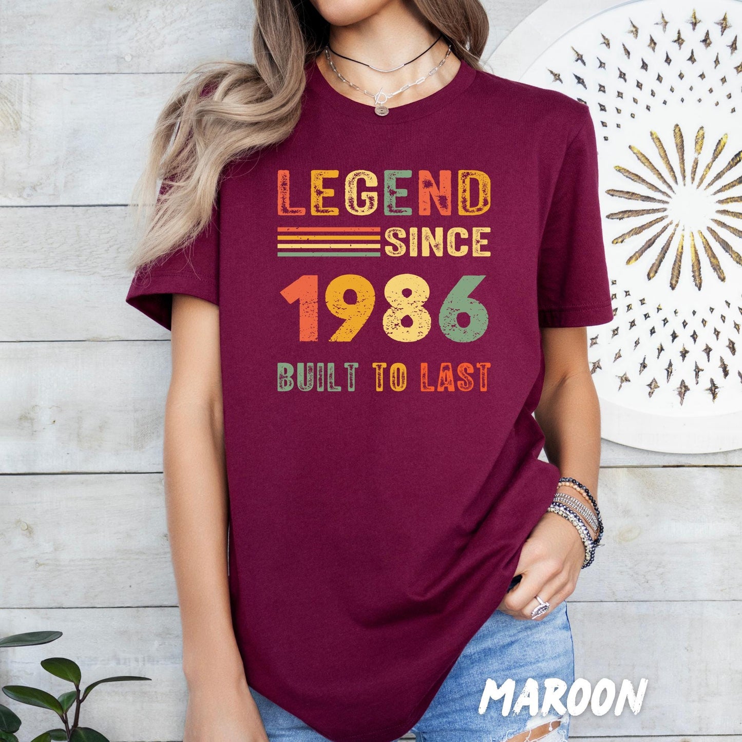 Retro Vintage Birthday Shirt - Legend Since Custom Year T-Shirt, Personalized Unisex Birth Year Graphic Tee