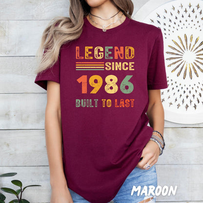 Retro Vintage Birthday Shirt - Legend Since Custom Year T-Shirt, Personalized Unisex Birth Year Graphic Tee