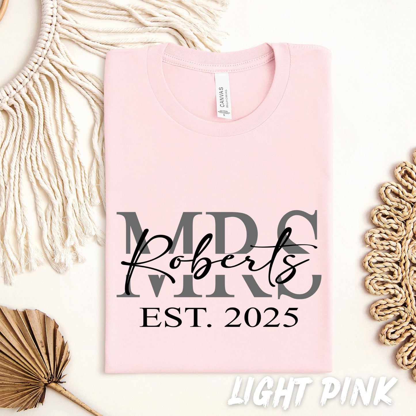 Custom Couple Anniversary Shirts, Matching His and Hers T Shirts, Personalized Last Name EST Date, Wedding Gift for Couples