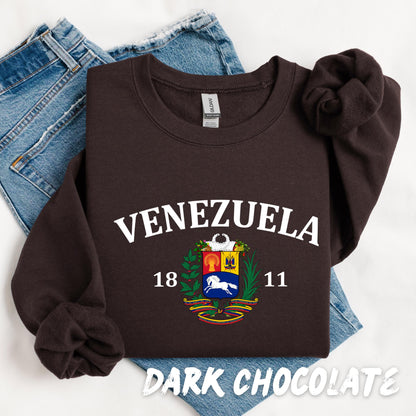 Venezuela Sweatshirt - 1811 Independence Crewneck - Patriotic Shirt - Venezuelan Pride Gift