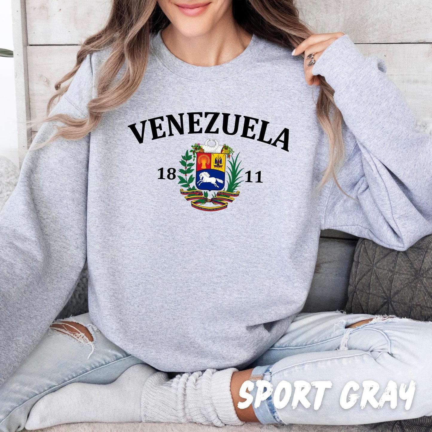Venezuela Sweatshirt - 1811 Independence Crewneck - Patriotic Shirt - Venezuelan Pride Gift