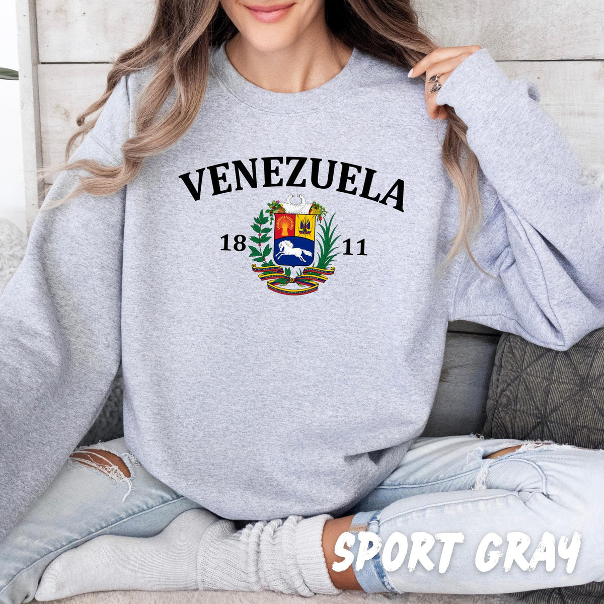 Venezuela Sweatshirt - 1811 Independence Crewneck - Patriotic Shirt - Venezuelan Pride Gift