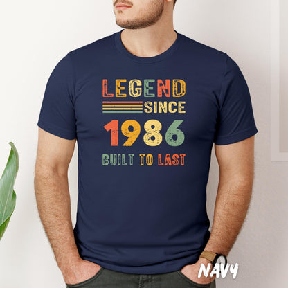 Retro Vintage Birthday Shirt - Legend Since Custom Year T-Shirt, Personalized Unisex Birth Year Graphic Tee
