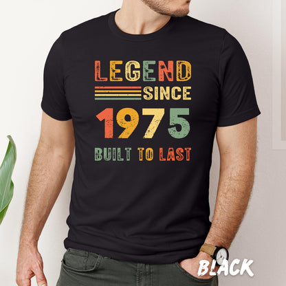 Retro Vintage Birthday Shirt - Legend Since Custom Year T-Shirt, Personalized Unisex Birth Year Graphic Tee