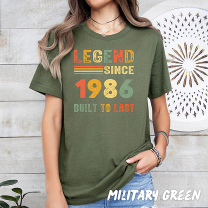 Custom Vintage Birthday Shirt, Legend Since Custom Year Tee, Personalized Birth Year Shirt, Retro 70s 80s 90s Gift, Unisex Softstyle T-Shirt