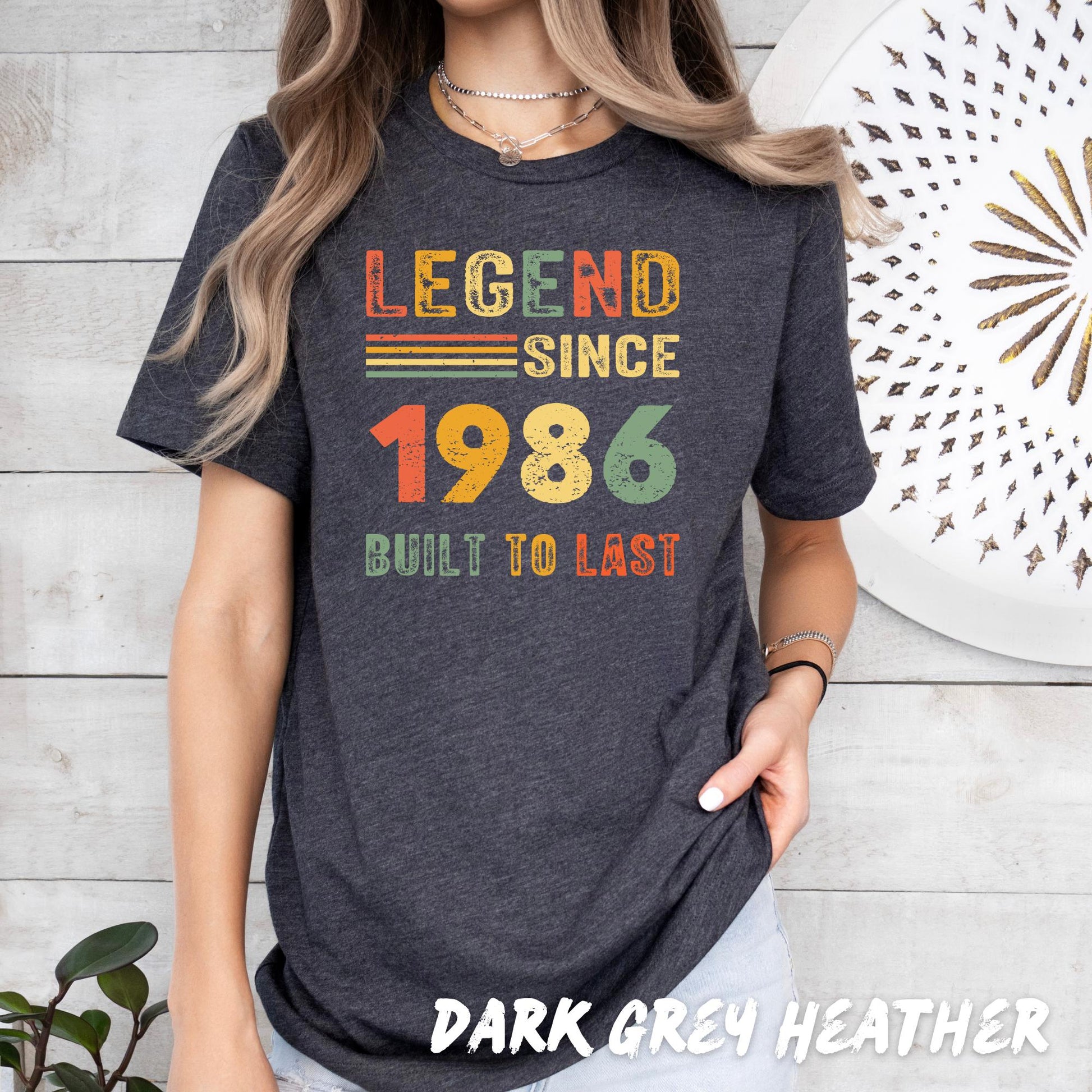 Retro Vintage Birthday Shirt - Legend Since Custom Year T-Shirt, Personalized Unisex Birth Year Graphic Tee