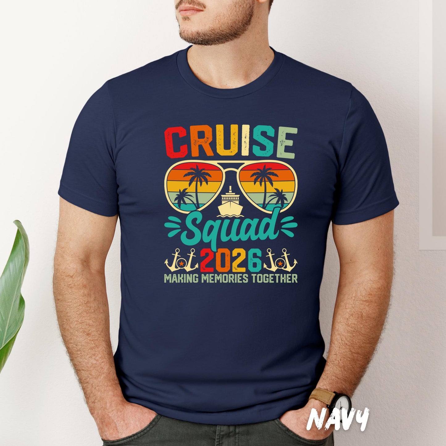 Cruise Squad Shirt, Matching Trip Shirts 2026, Custom Group Cruise T-Shirt, Family Friends Vacation Tee