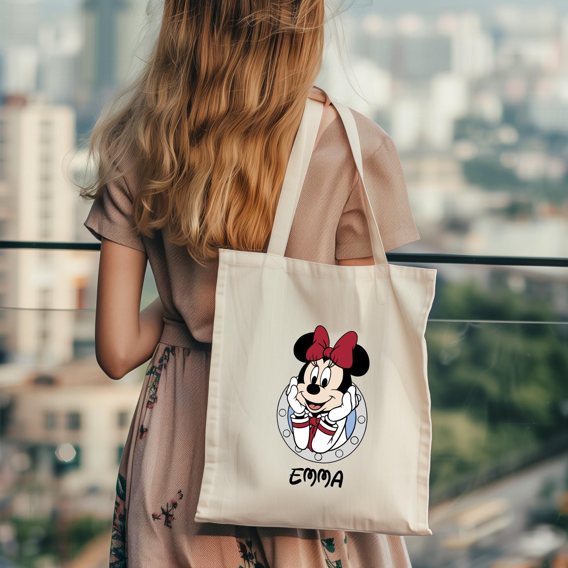 Personalized Disney Cruise Drawstring Tote Bag – Family Vacation Bag